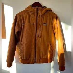 Patagonia Women’s All Seasons Hemp Canvas Bomber Hoody Jacket.